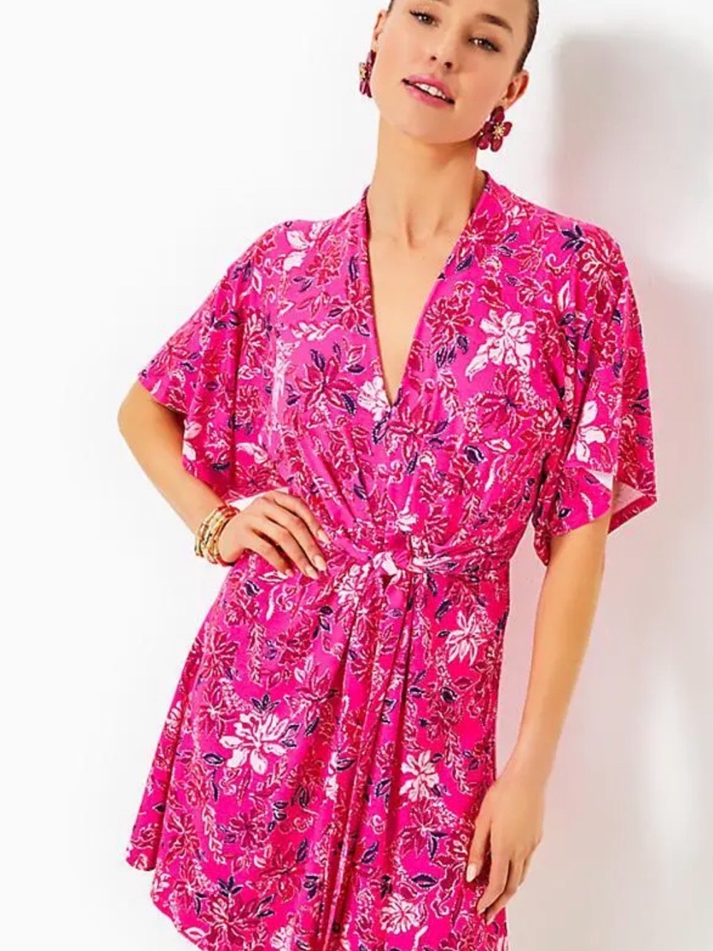 WISTERIA V-NECK DRESS SIZE 12